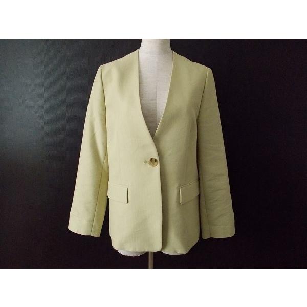 FRAY I.D #snc フレイアイディー ジャケット 0 黄緑系 麻混 ノー