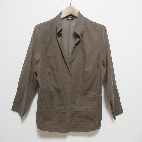 Akris #anc アクリス AKRIS シャツ・ブラウス 茶 無地 レディース  