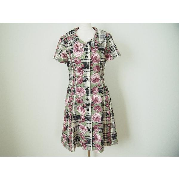 Snc レストローズ ワンピース グレー 紫 花柄 レディース アクイールヤフーショップ 通販 Yahoo ショッピング