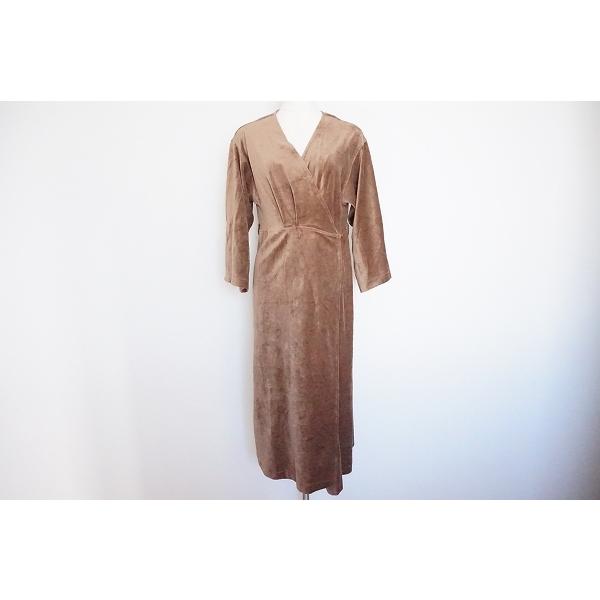 Wnc ゴア Goa ワンピース カシュクール ロング F 茶 レディース 6411 6411 アクイールヤフーショップ 通販 Yahoo ショッピング