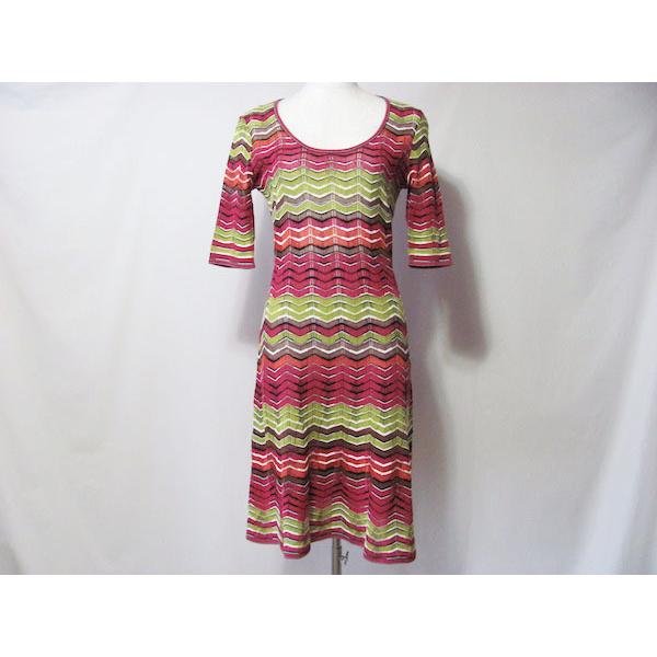 M MISSONI #snc エムミッソーニ ワンピース 40 マルチ 総柄 M MISSONI #snc エムミッソーニ ワンピース 40 マルチ 総柄