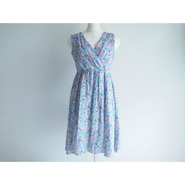 Snc ルルウィルビー Louｌou Willoughby ワンピース 2 緑 カシュクール フレア 花柄 麻 レディース アクイールヤフーショップ 通販 Yahoo ショッピング