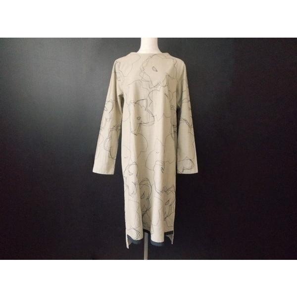 Anc パラスパレス Pal Laspalace ワンピース 3 ベージュ 総柄 ステッチ 美品 レディース 6337 6337 アクイールヤフーショップ 通販 Yahoo ショッピング