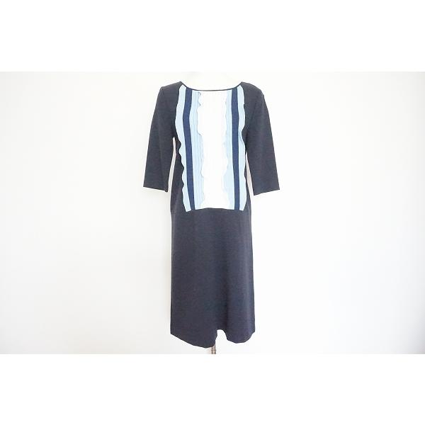 anc ペニー・ブラック PENNY BLACK ワンピース S 紺 美品 レディース