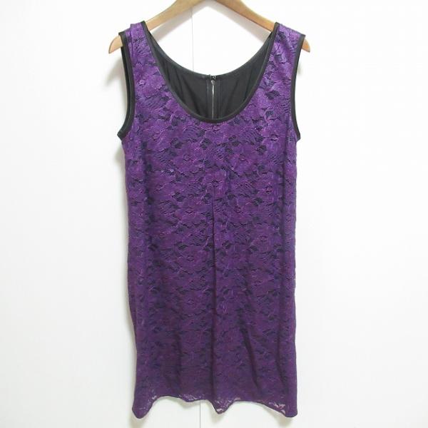 新品 ドルチェ&ガッバーナ 総レースワンピース パープル サイズ36*GD373 DOLCE&GABBANA（ドルチェ & ガッバーナ） #snc ワンピース 40 紫