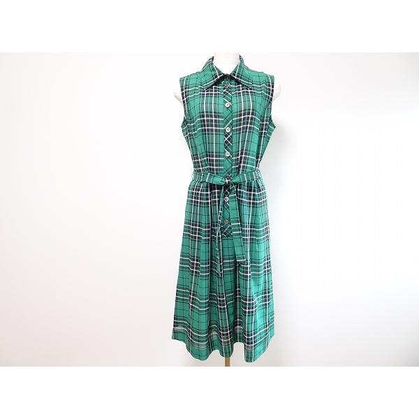Snc ヨークランド Yorkland ワンピース ノースリーブ チェック 11 緑 レディース 6368 6368 アクイールヤフーショップ 通販 Yahoo ショッピング