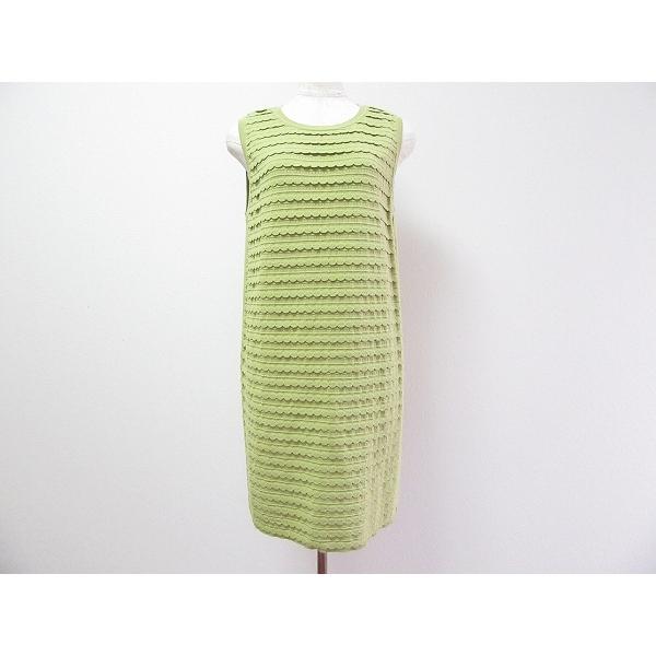 snc レッドヴァレンティノ RED VALENTINO ワンピース M 黄緑 ニット