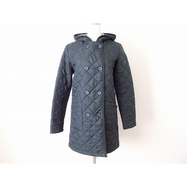 Wnc トラディショナルウェザーウェア Traditional Weatherwear コート 34 黒 フード付き キルティング ロゴボタン レディース アクイールヤフーショップ 通販 Yahoo ショッピング