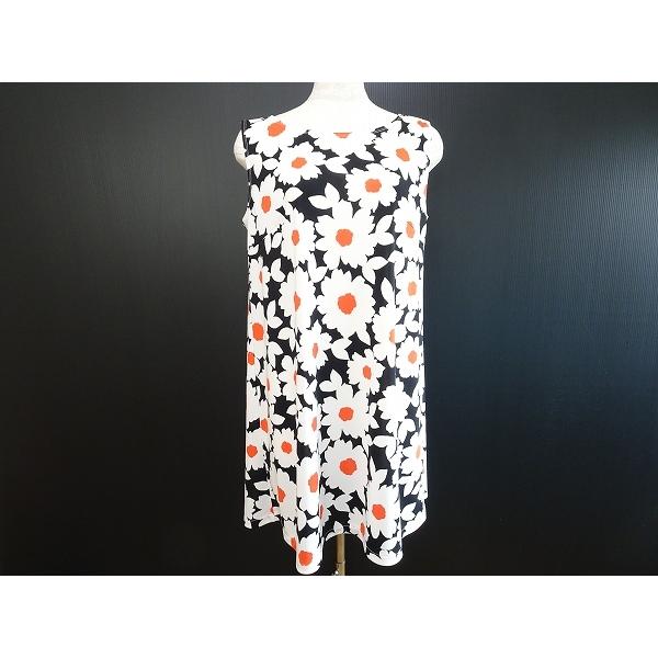 Snc タバサ Tabasa ワンピース チュニック 花柄 ノースリーブ 32 黒 白 レディース アクイールヤフーショップ 通販 Yahoo ショッピング