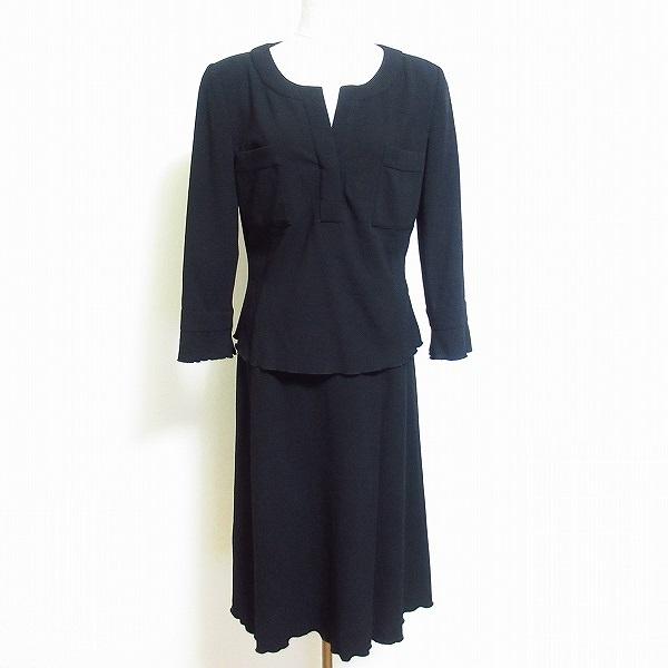 anc フォクシー FOXEY セットアップ ツーピース 40 黒 レディース  