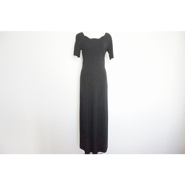 Sybilla #snc シビラ ワンピース M 黒 半袖 ロング マキシ レディース 