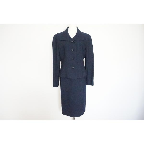 anc ジュンアシダ junashida スカートスーツ 9 紺 ツーピース