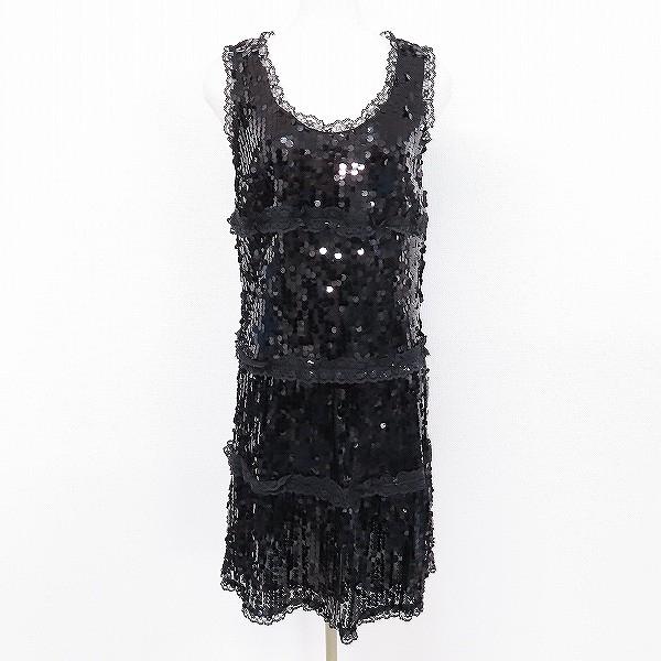 snc レッドヴァレンティノ RED VALENTINO ワンピース 黒 ノースリーブ