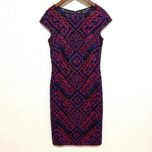 tadashi ワンピース US4！SALE【人気デザイン再販】オフショルダー フローラル刺繍