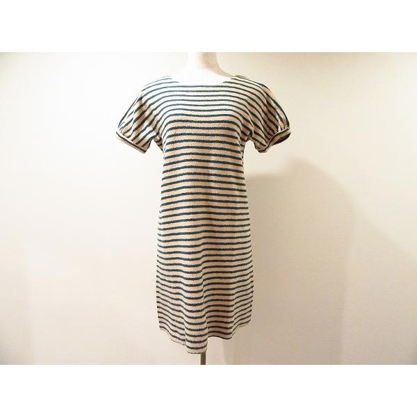 snc サリースコット SallyScott ワンピース M ベージュ ボーダー  