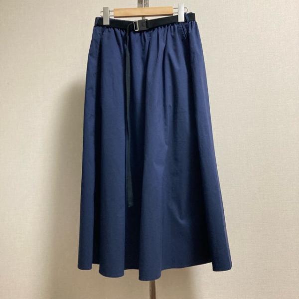 #anc  イリゼ irise スカート 2 紺 ベルト付き レディース [689370]
