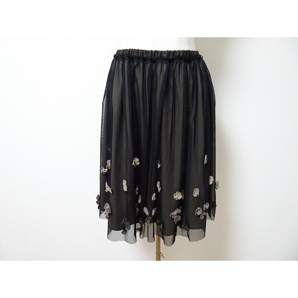 anc SALE ロイスクレヨン LoisCRAYON スカート M 黒 ベージュ系  