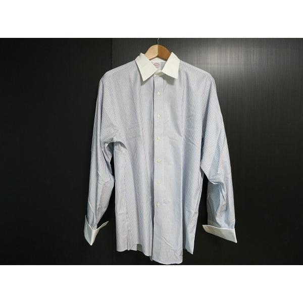 本日セール ブルックスブラザーズ メンズカッターシャツ(長袖)新品2点セット シャツ