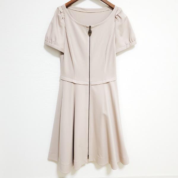 snc フォクシーニューヨーク FOXEY NEW YORK ワンピース 42 ベージュ