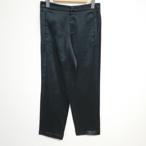 anc グッチ GUCCI パンツ 38 黒 イタリア製 レディース [711485 