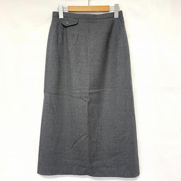 Aquascutum #wnc SALE アクアスキュータム スカート ロング 9 グレー  