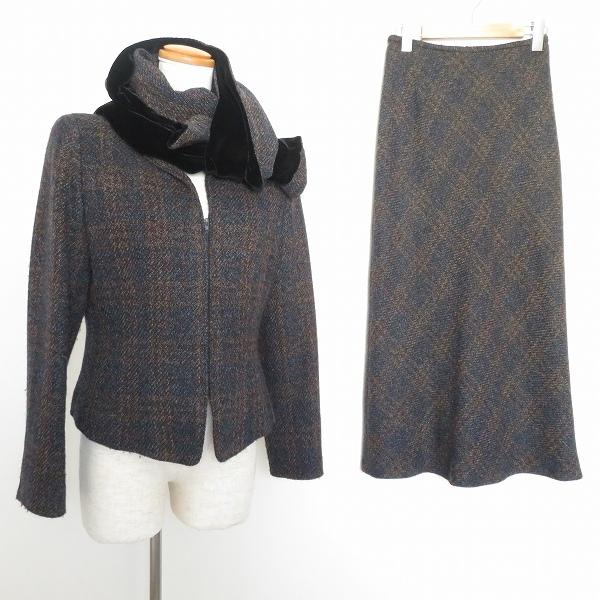 Wnc イネス Ignes スカートスーツ 40 ツーピース 銀座マギー ストール付 美品 レディース アクイールヤフーショップ 通販 Yahoo ショッピング