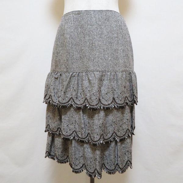 未使用】ミスアシダお花モチーフシルク混半袖セーター新品タグ付き