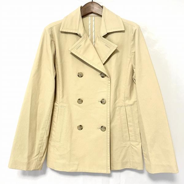 SCAPA #anc スキャパ コート ハーフコート 40 コットン ベージュ 