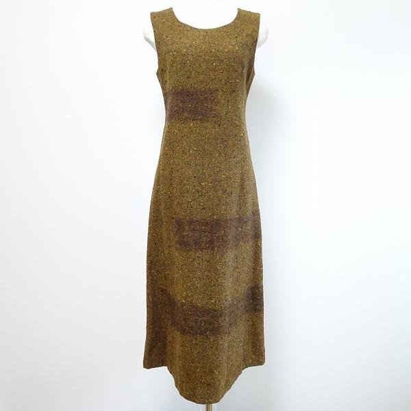 Wsc タバサ Tabasa ワンピース 34 茶系 ノースリーブ ロング ツイード風 レディース 7010 7010 アクイールヤフーショップ 通販 Yahoo ショッピング