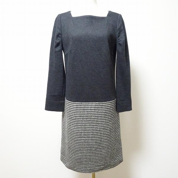 Wsc アンタイトル Untitled ワンピース 2 七分袖 スクエアネック 千鳥格子 レディース 7012 7012 アクイールヤフーショップ 通販 Yahoo ショッピング