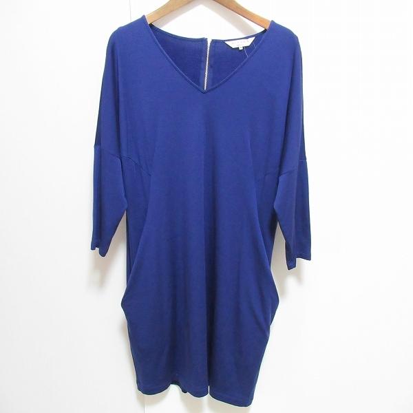 anc ビアンカ エポカ BIANCA EPOCA ワンピース 38 青 ドルマン バック  