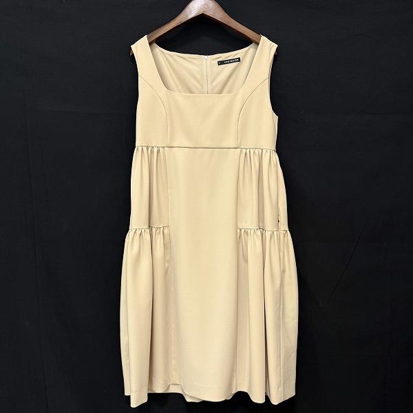 フォクシー♡エンパイアワンピース snc フォクシーニューヨーク FOXEY NEW YORK ワンピース 40 ベージュ系