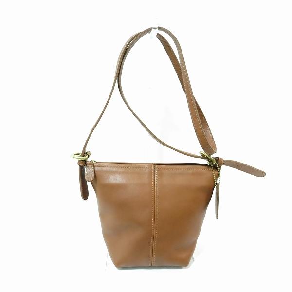 anb コーチ COACH ショルダーバッグ 茶系 ミニショルダー レザー