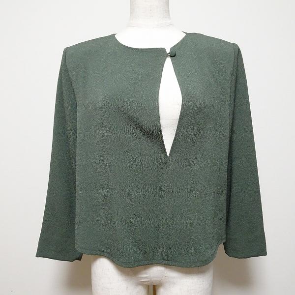 #apc シセンドウ 詩仙堂 ヒトシタムラ カットソー カーキ系 ちりめん レディース [747113]