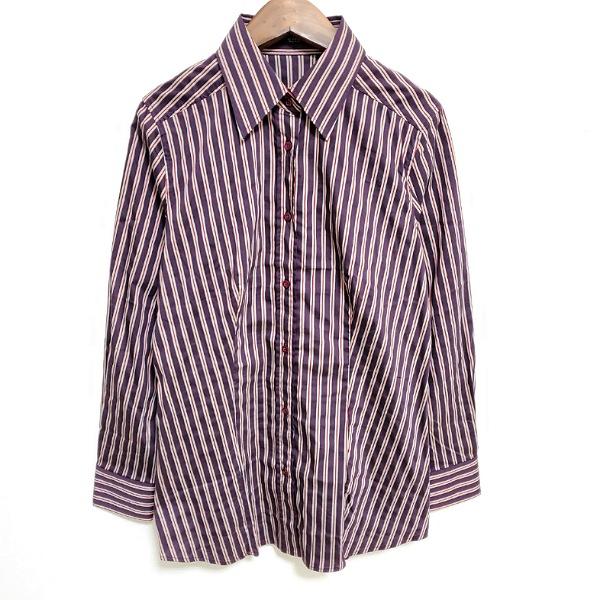 ETRO #anc エトロ シャツ・ブラウス 44 紫 ストライプ 大きい ETRO #anc エトロ シャツ・ブラウス 44 紫 ストライプ 大きい