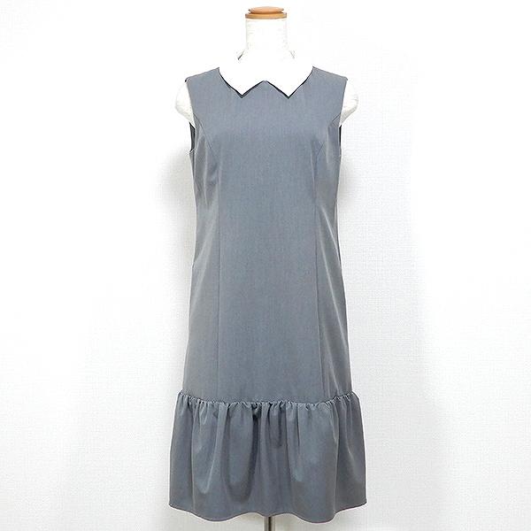 anc ルネ Rene ワンピース ノースリーブ フレア バックジップ 36  