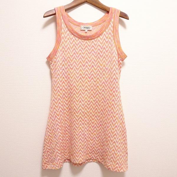 MISSONI #snc ミッソーニ ドンナ DONNA チュニック 42 ピンク 大きい  
