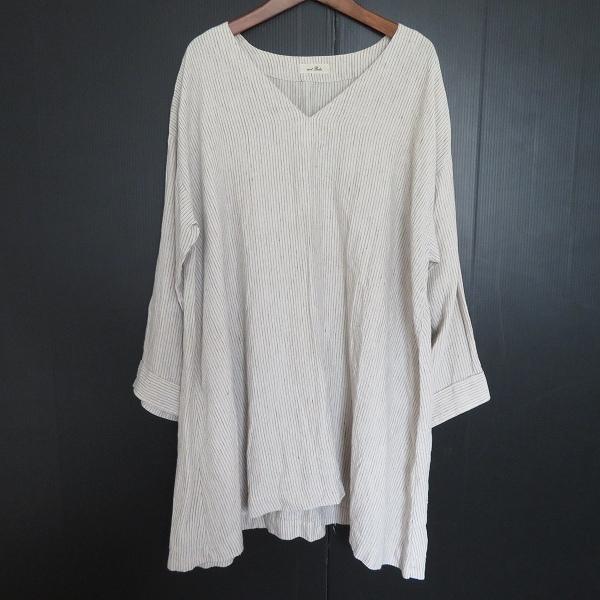 nest Robe #snc ネストローブ チュニック ベージュ 麻 リネン 生成り 
