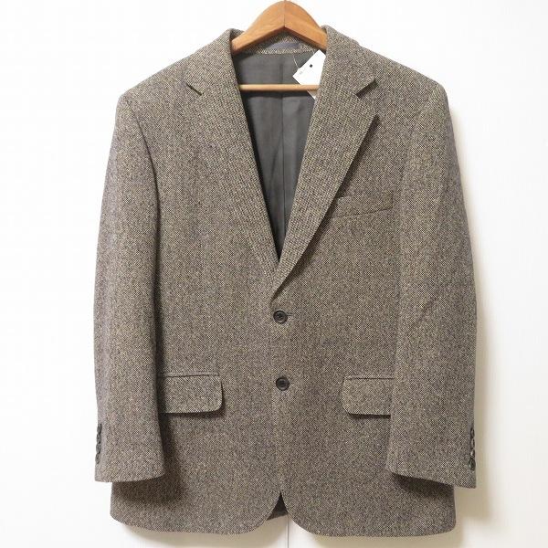 wxc バーバリー BURBERRY シングルジャケット グレー系 S2B ツイード