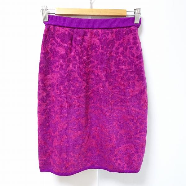 wnc イヴサンローラン Yves Saint Laurent スカート 9 ピンク 紫  