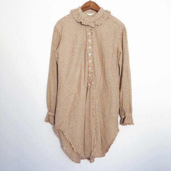 apc ピンクハウス PINKHOUSE シャツ・ブラウス 茶系 クリーム 