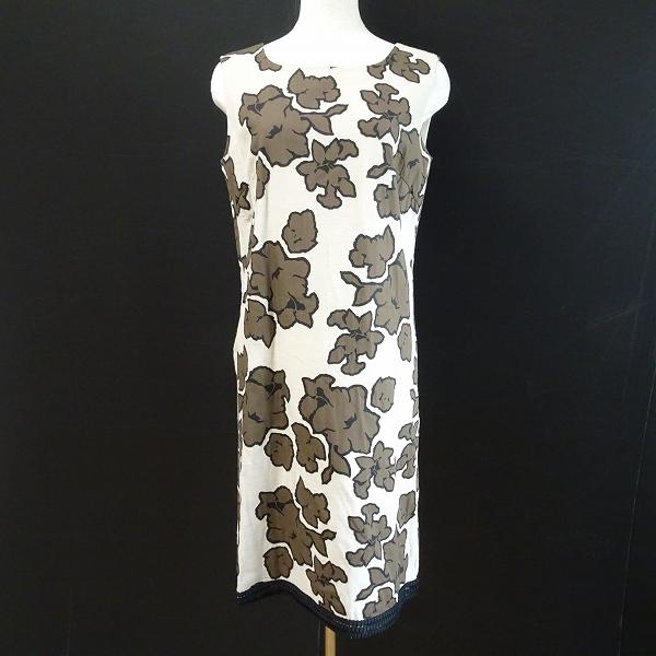 HIROKO BIS #snc ヒロコビス ワンピース 9 白 グレー系 レディース 