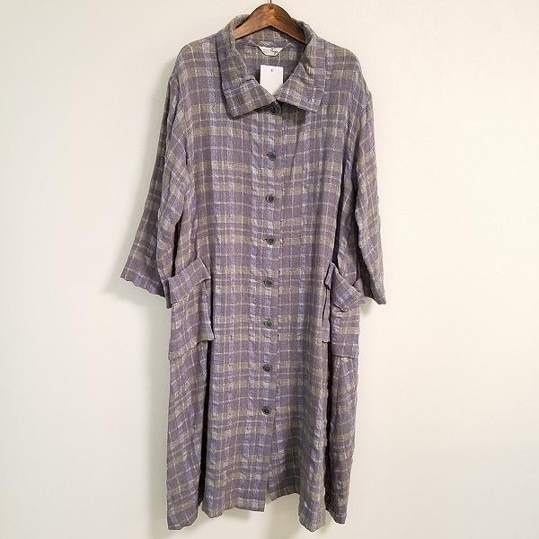 wnc コットンハウスアヤ Cotton House Aya ワンピース M グレー 水色系