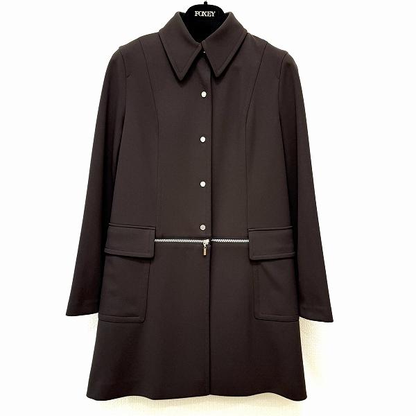 FOXEY NEW YORK #anc フォクシーニューヨーク コート F こげ茶