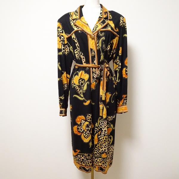 スタニングルアー レオナール ファッション シルク100% 長袖 ロング