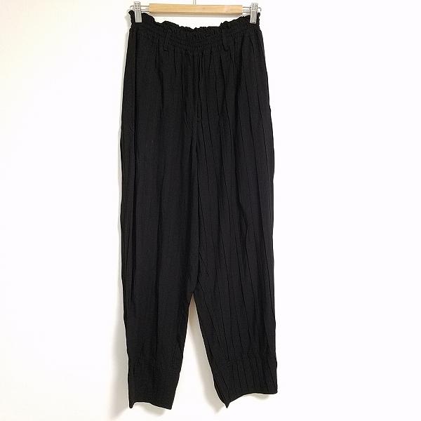 anc ヤッコマリカルド YACCOMARICARD パンツ 黒 ストライプ レディース  