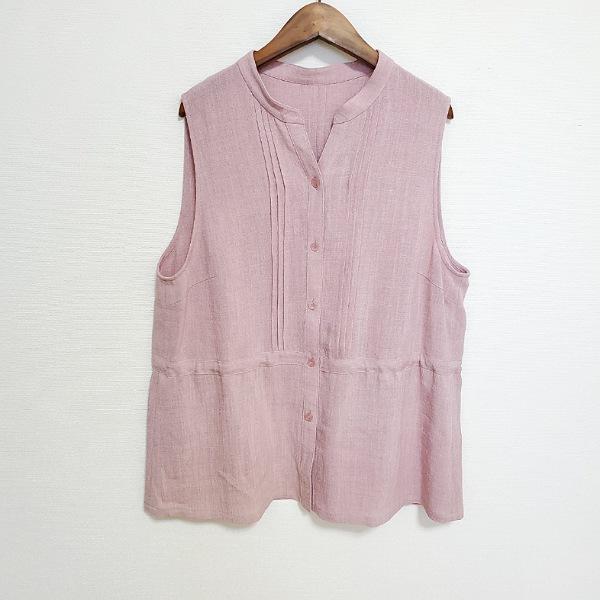 snc コレット KORET ルック シャツ・ブラウス ピンク ノースリーブ  