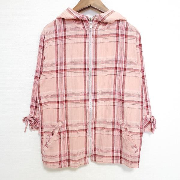 PINK HOUSE（ピンクハウス） #spc ブルゾン ピンク チェック ジップ