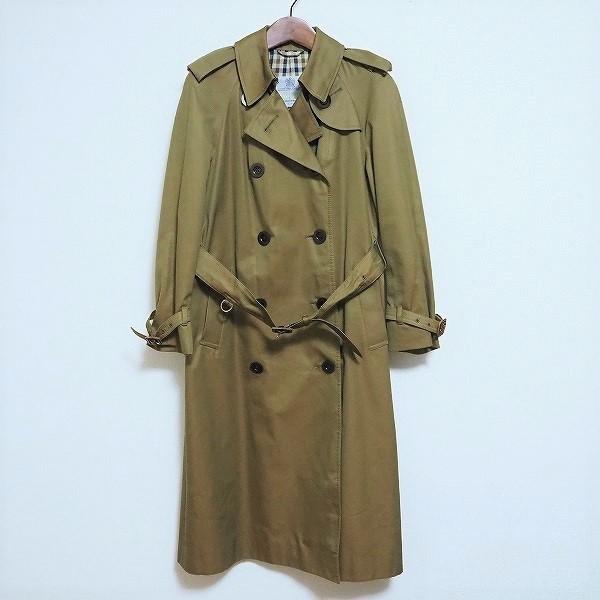 anc アクアスキュータム Aquascutum コート カーキ トレンチコート  