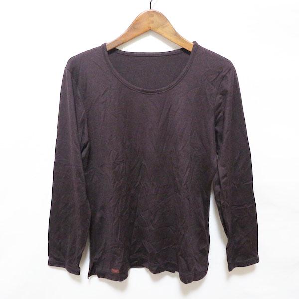 #anc マドモアゼルノンノン MademoiselleNONNON カットソー 38M 焦げ茶 レディース [785572]